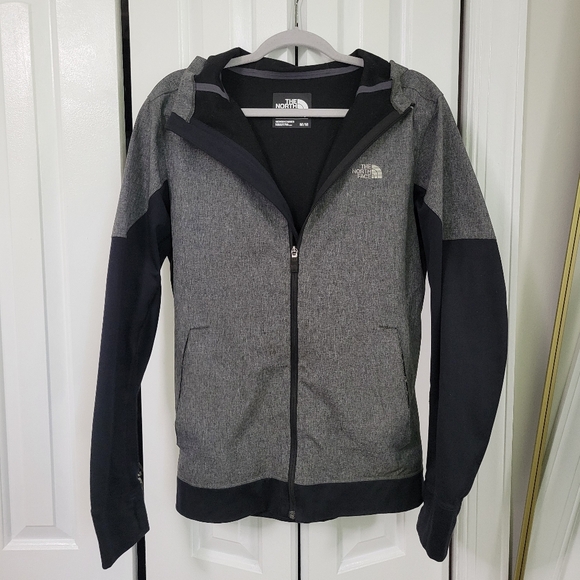 The North Face Charcoal and Black Full-Zip Jacket - Picture 1 of 3